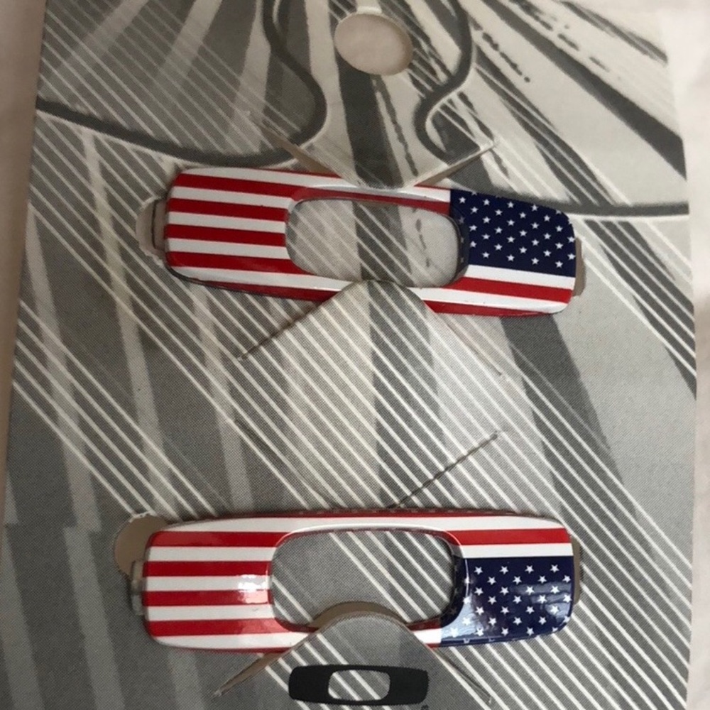 USA Flag Oakley Icon Pair-Batwolf model sunglasses
